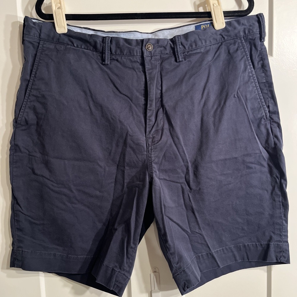 Polo Ralph Lauren Stretch Classic Fit Men’s Shorts Navy Blue Size 38